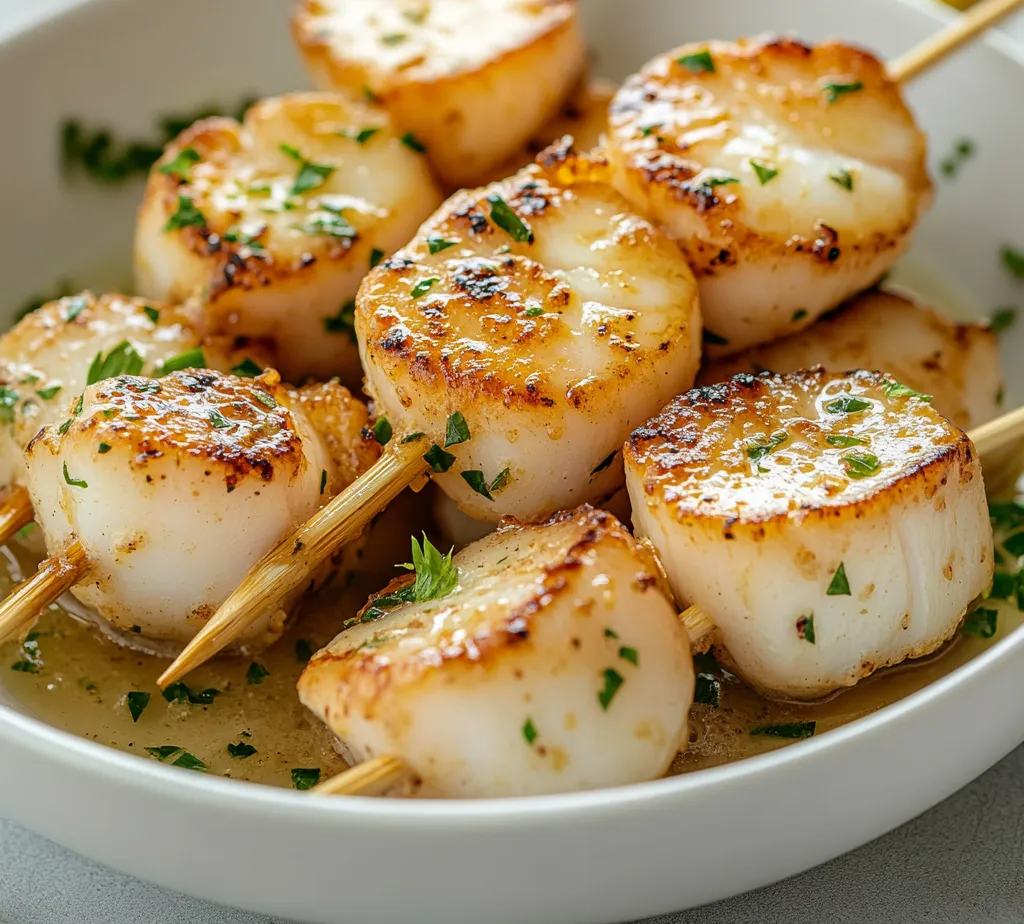 Understanding the allure of seafood dishes, garlic butter scallop skewers stand out for their exquisite flavor and elegant presentation. This recipe combines fresh sea scallops with a zesty garlic butter marinade to create a mouthwatering dish perfect for any gathering. The rich, buttery notes meld seamlessly with the bright taste of lemon and aromatic garlic, making them an exceptional choice for both casual barbecues and sophisticated dinner parties.