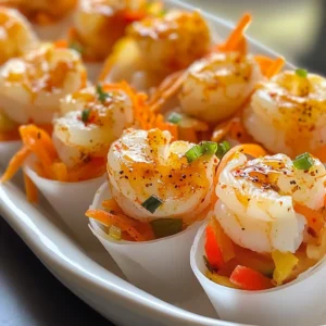 Exploring the world of fusion cuisine can lead to delightful culinary surprises. One such creation is the Crispy Cajun Shrimp-Stuffed Rice Paper Cups, which blend spicy Cajun shrimp with fresh vegetables all wrapped in delicate rice paper. This dish brings the bold flavors of the South together with the light and refreshing qualities of Asian cuisine, making it a fantastic choice for appetizers or light bites. Unsurprisingly, these cups not only present a feast for the taste buds but also for the eyes, making them an ideal appetizer for any gathering.