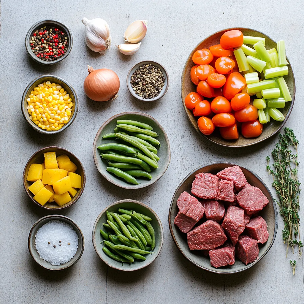 This hearty old-fashioned vegetable beef soup is a timeless dish, perfect for warming up during chilly days. With tender chunks of beef stewing in a rich broth alongside a medley of fresh vegetables, it brings comfort and nourishment in every bowl. The slow simmer allows the flavors to meld, resulting in a soup that’s not only substantial but also rich in taste.