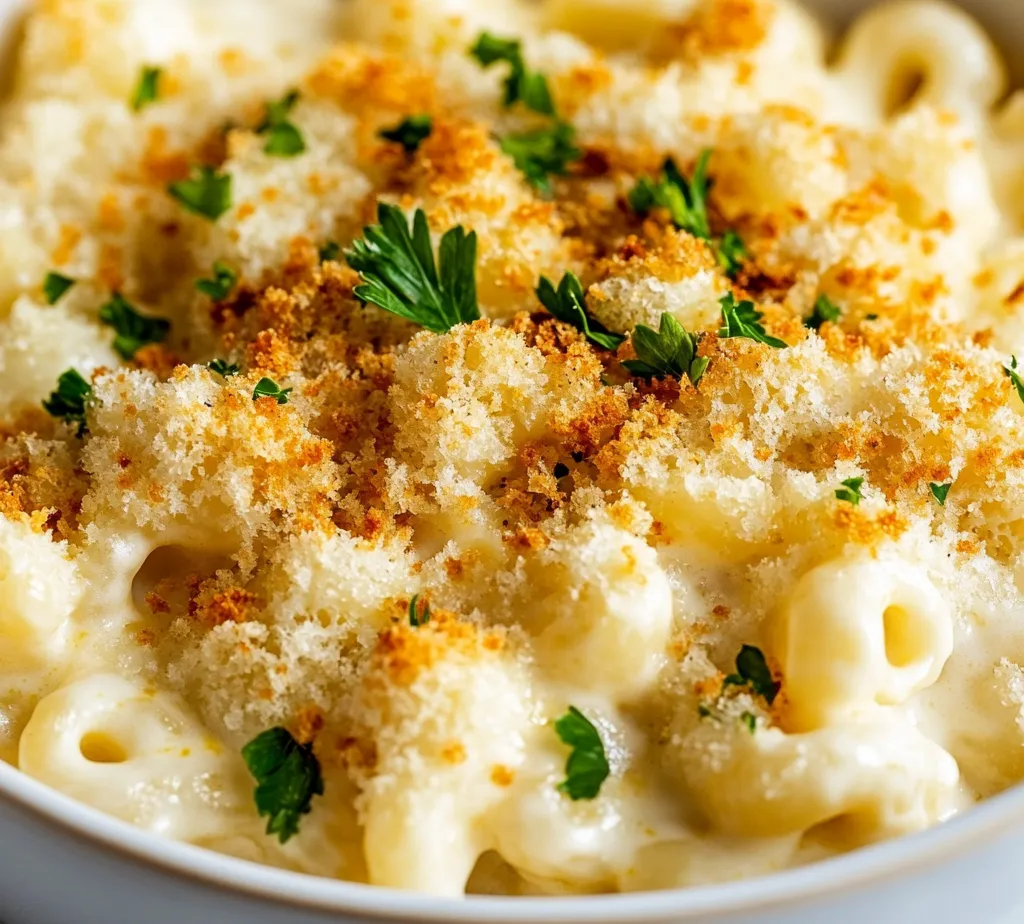 The allure of mac and cheese is universal, transcending age and culinary expertise. This Ultimate Creamy Mac and Cheese Delight takes the classic comfort food to an extraordinary level with a luscious blend of cheeses and a crunchy topping that promises to satisfy the deepest of cravings. The rich creaminess of the dish, combined with the delightful crispiness of the panko topping, creates a perfect balance that will please any palate. Whether served for a family meal, a potluck gathering, or a cozy night in, this dish never fails to impress.