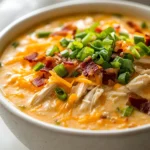 Exploring the world of comforting soups reveals a treasure trove of flavors, and one recipe that stands out is the Luscious Creamy Chicken Ranch Soup. This dish combines tender shredded chicken with a velvety cream base, infused with zesty notes of ranch seasoning. It’s an inviting and hearty option that's perfect for cozy gatherings or weeknight dinners, promising to tantalize your taste buds while bringing warmth to the table. The beauty of this soup lies not only in its rich taste but also in its simplicity of preparation, allowing you to create a heartwarming meal with just a few ingredients.