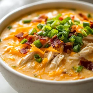 Exploring the world of comforting soups reveals a treasure trove of flavors, and one recipe that stands out is the Luscious Creamy Chicken Ranch Soup. This dish combines tender shredded chicken with a velvety cream base, infused with zesty notes of ranch seasoning. It’s an inviting and hearty option that's perfect for cozy gatherings or weeknight dinners, promising to tantalize your taste buds while bringing warmth to the table. The beauty of this soup lies not only in its rich taste but also in its simplicity of preparation, allowing you to create a heartwarming meal with just a few ingredients.