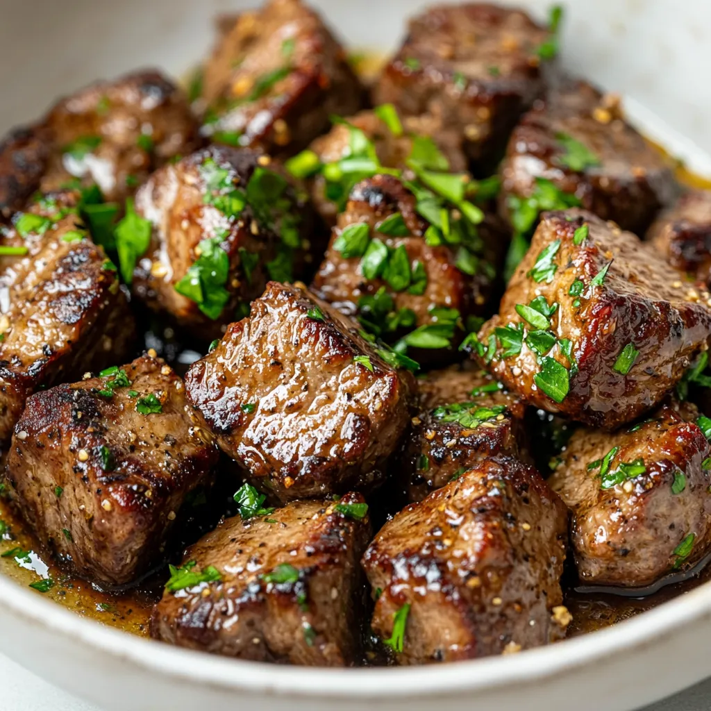 Understanding the techniques and flavors behind classic recipes can elevate your cooking experience. This article will guide you through the preparation of Savory Slow Cooker Garlic Butter Steak Bites, a dish that promises to delight both the palate and the senses. The combination of tender sirloin steak morsels simmered in a rich garlic butter sauce, accentuated by aromatic herbs, creates a mouthwatering dish that is perfect for any occasion. The beauty of slow cooking lies in its ability to meld ingredients together, ensuring that every bite is infused with remarkable flavor.