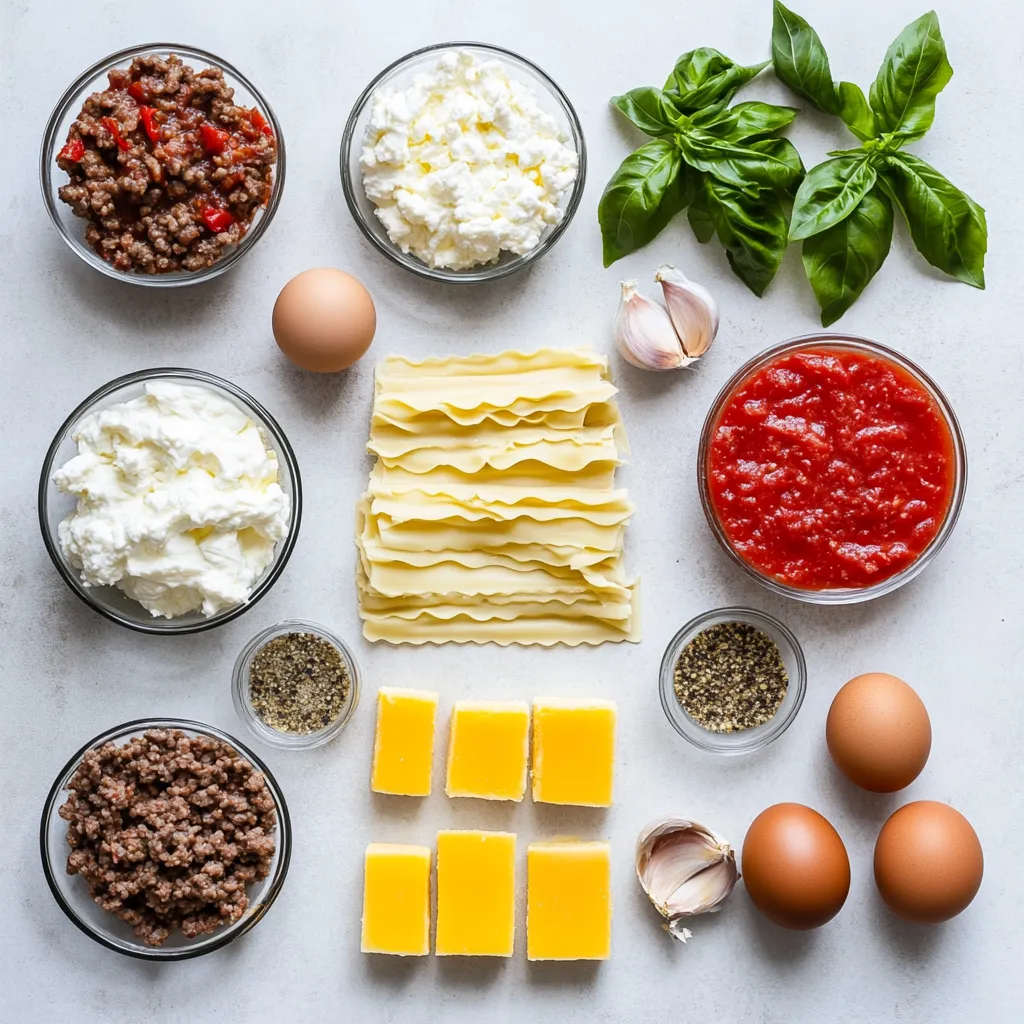 Classic Homemade Lasagna is a warm, inviting dish that brings together layers of rich and savory flavors, making it a cherished favorite in kitchens worldwide. The harmonious combination of perfectly cooked lasagna noodles, a hearty meat sauce, creamy ricotta filling, and generous amounts of melted mozzarella and Parmesan cheese creates a wonderfully satisfying centerpiece for any meal. This lasagna is not just about taste; it also offers a beautiful presentation that is sure to impress your family and guests alike.