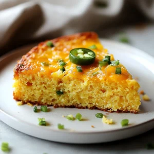Exploring the delightful fusion of flavors in Spicy Jalapeño Cheddar Cornbread Delight, a dish that perfectly marries the sweetness of cornbread with the spicy kick of jalapeños. This cornbread is not just a mere side; it stands proudly on its own, serving as a flavorsome companion to various meals. Its combination of textures and tastes makes it a unique addition to any dinner table, whether it's a family gathering, a potluck, or just a cozy night at home.