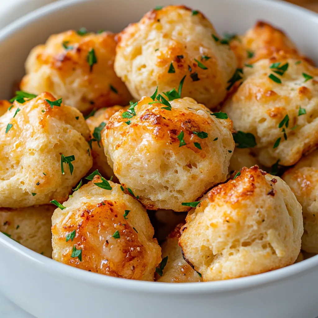 Exploring the world of gourmet appetizers, these Garlic Butter Lobster Biscuit Bites offer a luxurious twist on traditional biscuits. With their combination of tender biscuit dough infused with fresh lobster, enhanced by a rich garlic butter topping, they elevate any gathering, whether it’s a casual brunch or a formal dinner party. The sweet and delicate flavor of lobster, combined with the savory richness of garlic butter and the sharpness of cheddar cheese, creates a delightful explosion of taste in every bite. Perfect for seafood lovers, these biscuit bites bring sophistication to the table and are sure to impress your guests.