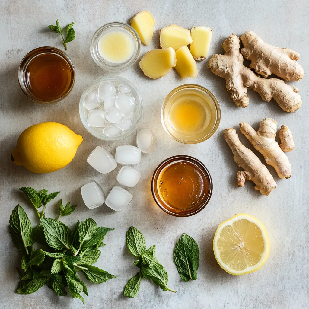 The Zesty Lemon Ginger Kombucha Mocktail is a refreshing beverage that captivates your senses with its invigorating flavors. This drink combines the effervescence of kombucha with the tangy brightness of lemon and the warm spiciness of ginger. Perfectly balancing tart and sweet, it's a delightful option for anyone looking for a non-alcoholic alternative that doesn't compromise on taste.