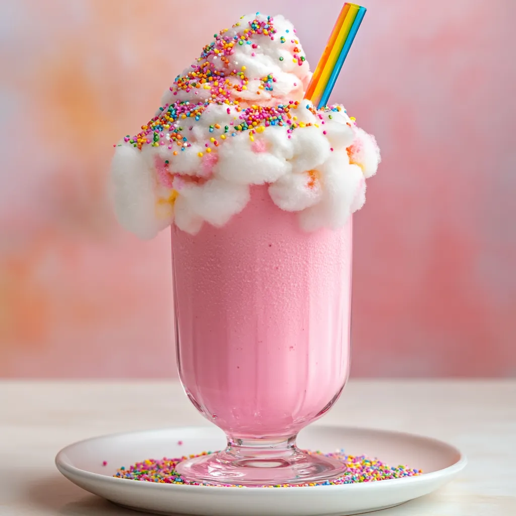 Indulging in a Cotton Candy Carnival Shake is like taking a delightful trip back to childhood, where every sip brings a burst of nostalgia. This whimsical shake combines the rich creaminess of vanilla ice cream with the airy sweetness of cotton candy, creating a refreshing and vibrant beverage. With its eye-catching presentation and playful flavors, this shake is perfect for any festive occasion or just as a treat to brighten up your day.