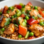 Explore the vibrant and flavorful world of Zesty Chicken Jambalaya Extravaganza, a scrumptious dish that combines tender chicken, aromatic vegetables, and spices for an unforgettable meal. This one-pot dish captures the essence of Cajun cooking, making it perfect for family dinners or gatherings. With its rich flavors and enticing aroma, this jambalaya is not just food; it’s an experience that brings joy to the table.