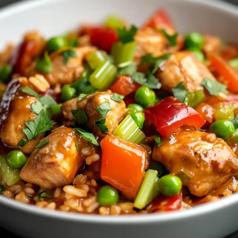 Explore the vibrant and flavorful world of Zesty Chicken Jambalaya Extravaganza, a scrumptious dish that combines tender chicken, aromatic vegetables, and spices for an unforgettable meal. This one-pot dish captures the essence of Cajun cooking, making it perfect for family dinners or gatherings. With its rich flavors and enticing aroma, this jambalaya is not just food; it’s an experience that brings joy to the table.