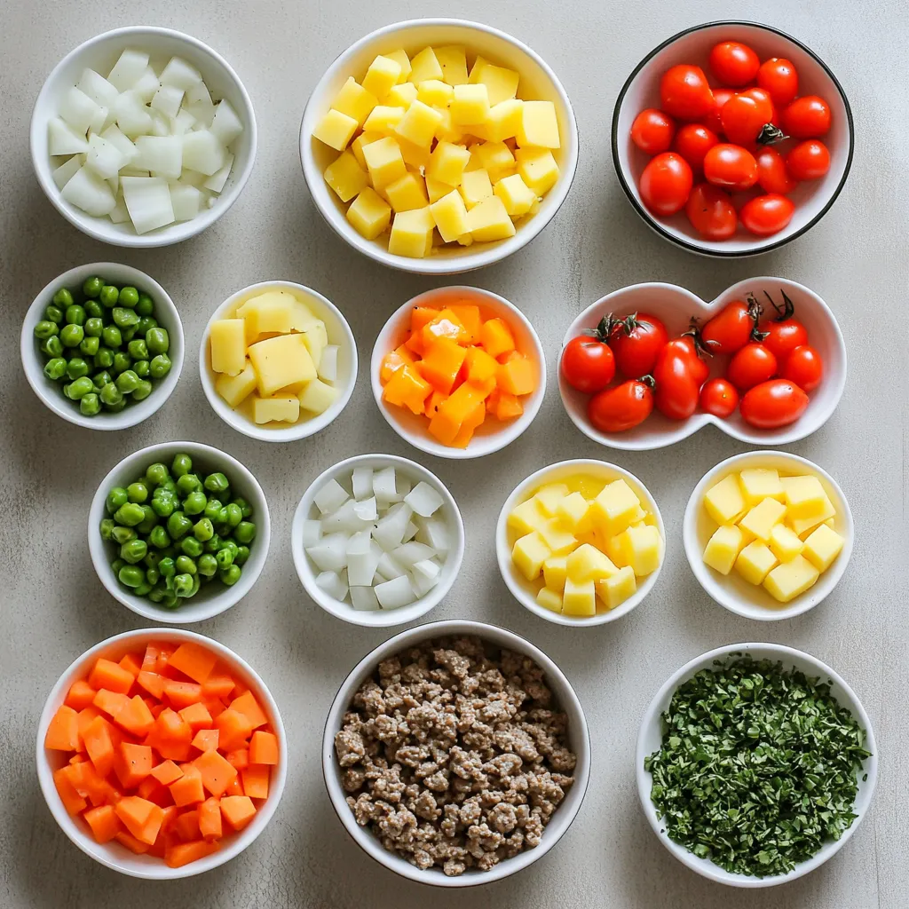 Understanding the essence of comfort food often leads us to hearty, satisfying meals that evoke nostalgia and warmth. Hobo Casserole exemplifies this ethos, blending ingredients that not only nourish but also delight the palate. The rich combination of savory ground beef, colorful vegetables, creamy soup, and melted cheese encased in tender baked potatoes creates a dish that is both fulfilling and incredibly delicious. This recipe is perfect for bringing families together around a warm meal, inviting laughter and storytelling over a comforting feast.