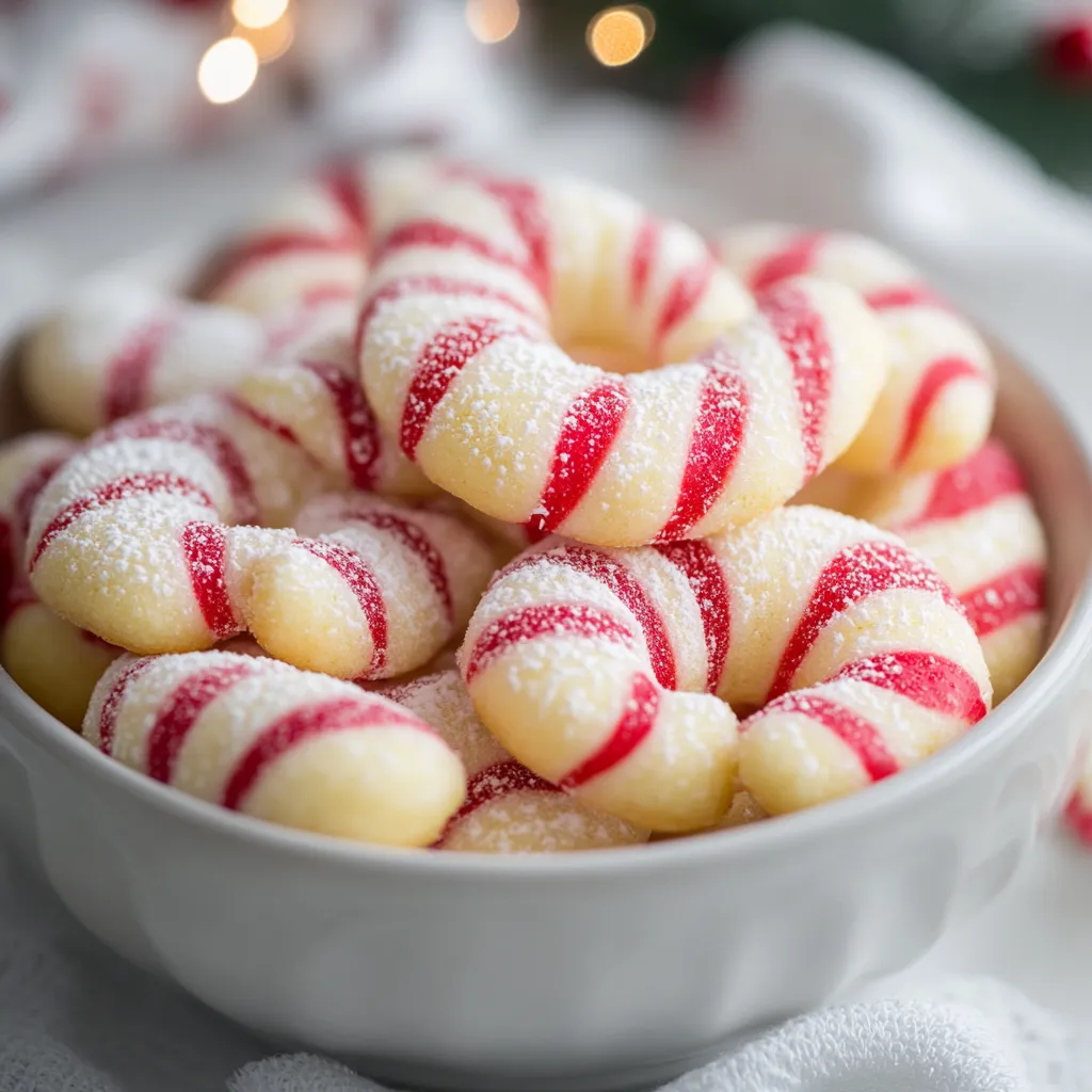 Explore the enchanting world of Christmas baking with our Perfect Candy Cane Cookies recipe! These charming cookies not only bring festive joy but also boast vibrant red and white stripes that are perfectly designed for the holiday season. With a delightful peppermint flavor and a soft, chewy texture, these cookies make for an ideal treat at gatherings or a sweet gift for loved ones.