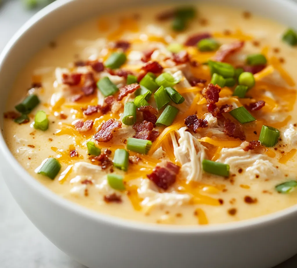 Exploring the world of comforting soups reveals a treasure trove of flavors, and one recipe that stands out is the Luscious Creamy Chicken Ranch Soup. This dish combines tender shredded chicken with a velvety cream base, infused with zesty notes of ranch seasoning. It’s an inviting and hearty option that's perfect for cozy gatherings or weeknight dinners, promising to tantalize your taste buds while bringing warmth to the table. The beauty of this soup lies not only in its rich taste but also in its simplicity of preparation, allowing you to create a heartwarming meal with just a few ingredients.