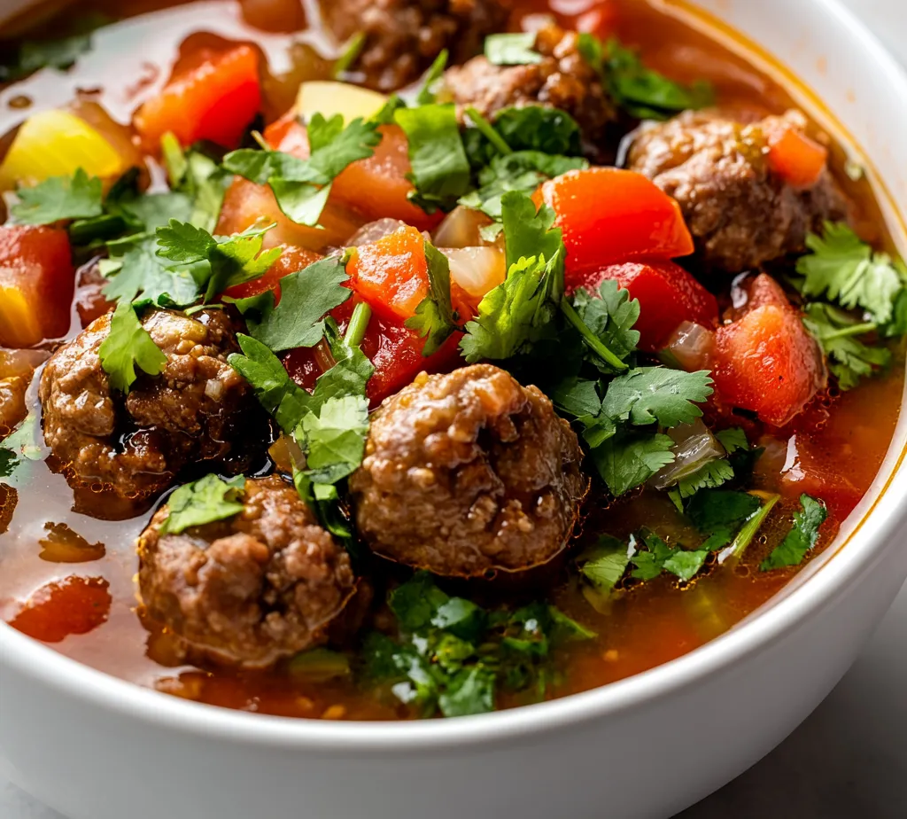 Exploring the rich flavors and comforting warmth of a hearty soup is a delightful experience. Spicy Albondigas Soup is a wonderful fusion of spices, tender meatballs, and fresh vegetables, creating a dish that satisfies the palate and nourishes the soul. Traditionally a Mexican favorite, this soup showcases the wholesome goodness of meatballs—albondigas—infused with aromatic spices and paired with a vibrant broth. It’s a cooking adventure that combines culinary techniques with family tradition.