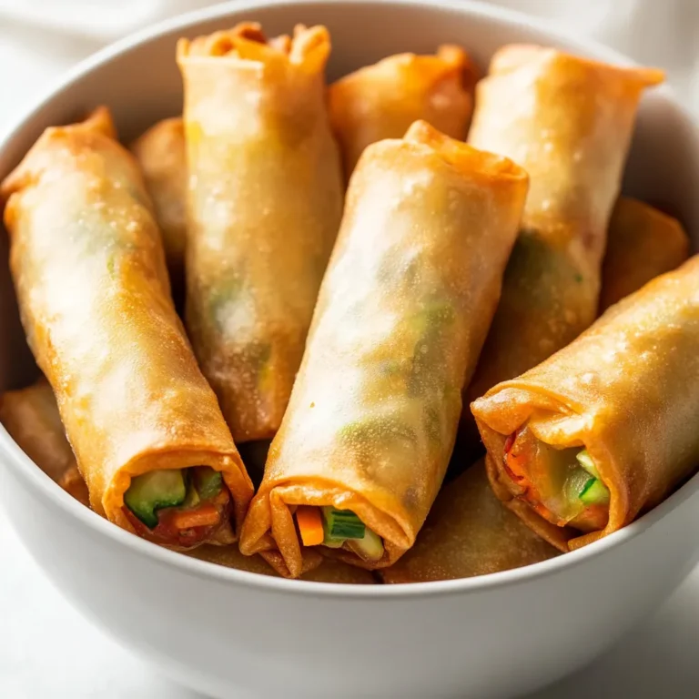Exploring the delightful world of crispy air fryer spring rolls brings vibrant flavors and textures to your dining table. This plant-based appetizer is a fantastic way to enjoy fresh vegetables wrapped in a light, crispy exterior. Bursting with the freshness of shredded carrots, cabbage, bean sprouts, bell peppers, mushrooms, and green onions, these spring rolls not only look appealing but also deliver a satisfying crunch in every bite. The use of an air fryer not only quickens the cooking process but also creates a healthier version compared to traditional frying methods.