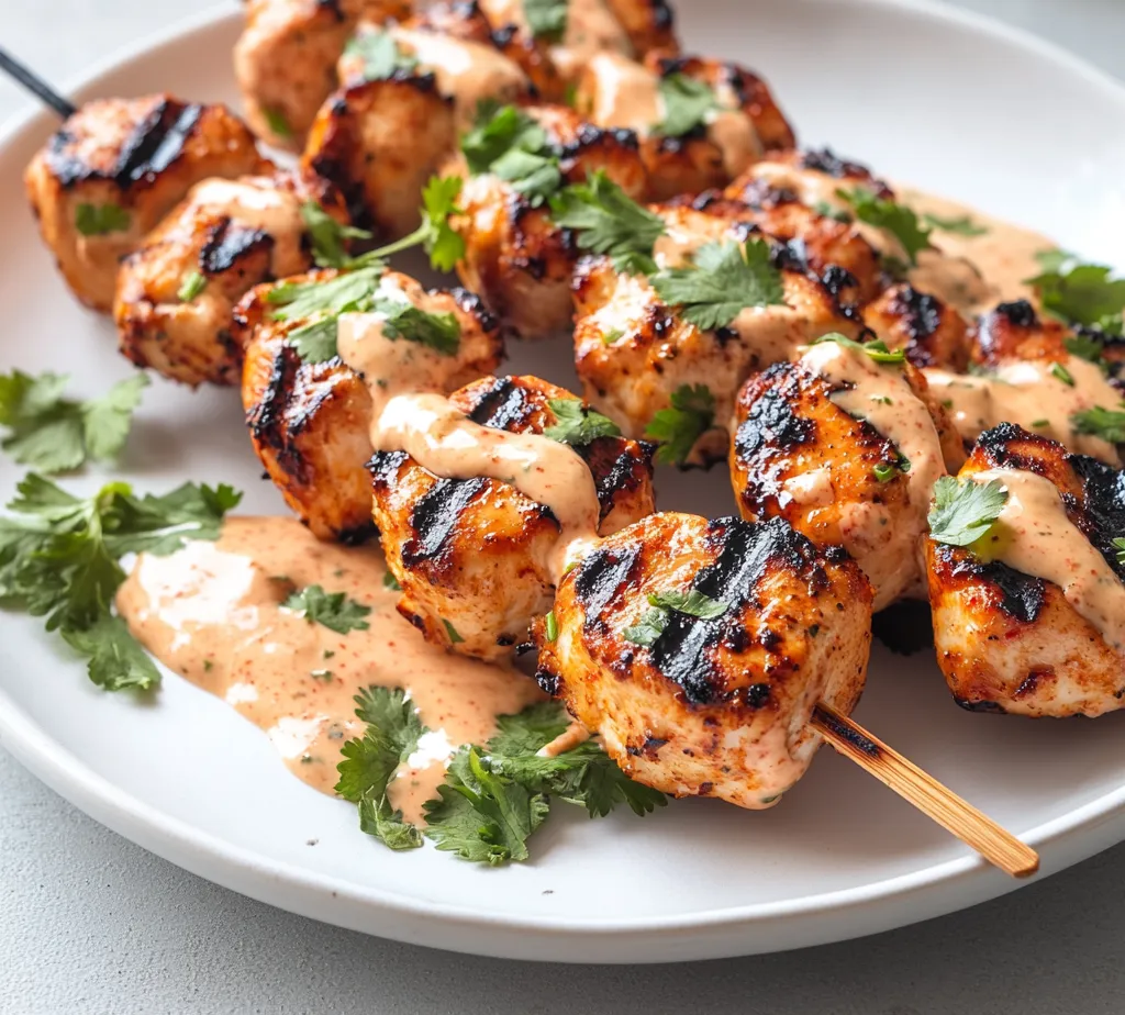 Bang Bang Chicken Skewers are an enticing dish that has captured the hearts of barbecue lovers everywhere. These skewers showcase tender pieces of marinated chicken that are grilled to perfection, delivering a unique blend of flavors that tantalize the taste buds. This popular dish combines the sweetness of honey and sweet chili sauce with the heat of sriracha, creating a delightful balance of sweet, spicy, and savory that makes it perfect for any gathering.