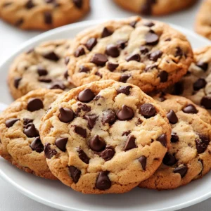 Chewy chocolate chip cookies are a beloved classic that brings joy to both bakers and cookie lovers alike. Their perfect combination of a soft, tender center and slightly crispy edges makes them an irresistible treat. Whether you’re baking for a family gathering, a casual get-together, or simply to indulge yourself, these cookies will undoubtedly bring smiles to all who savor them. There’s something magical about the aroma that fills your kitchen as they bake, filling the air with the nostalgic scent of melting chocolate.