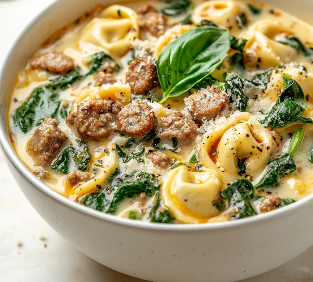 A comforting bowl of soup always manages to warm both the heart and stomach, and Creamy Sausage Tortellini Soup exemplifies this notion perfectly. This recipe combines rich flavors and satisfying textures, creating an ideal dish that is both indulgent and cozy. The harmonious blend of hearty Italian sausage, creamy broth, and tender cheese tortellini is not just delicious but quick to prepare, making it suitable for even the busiest of weekdays.