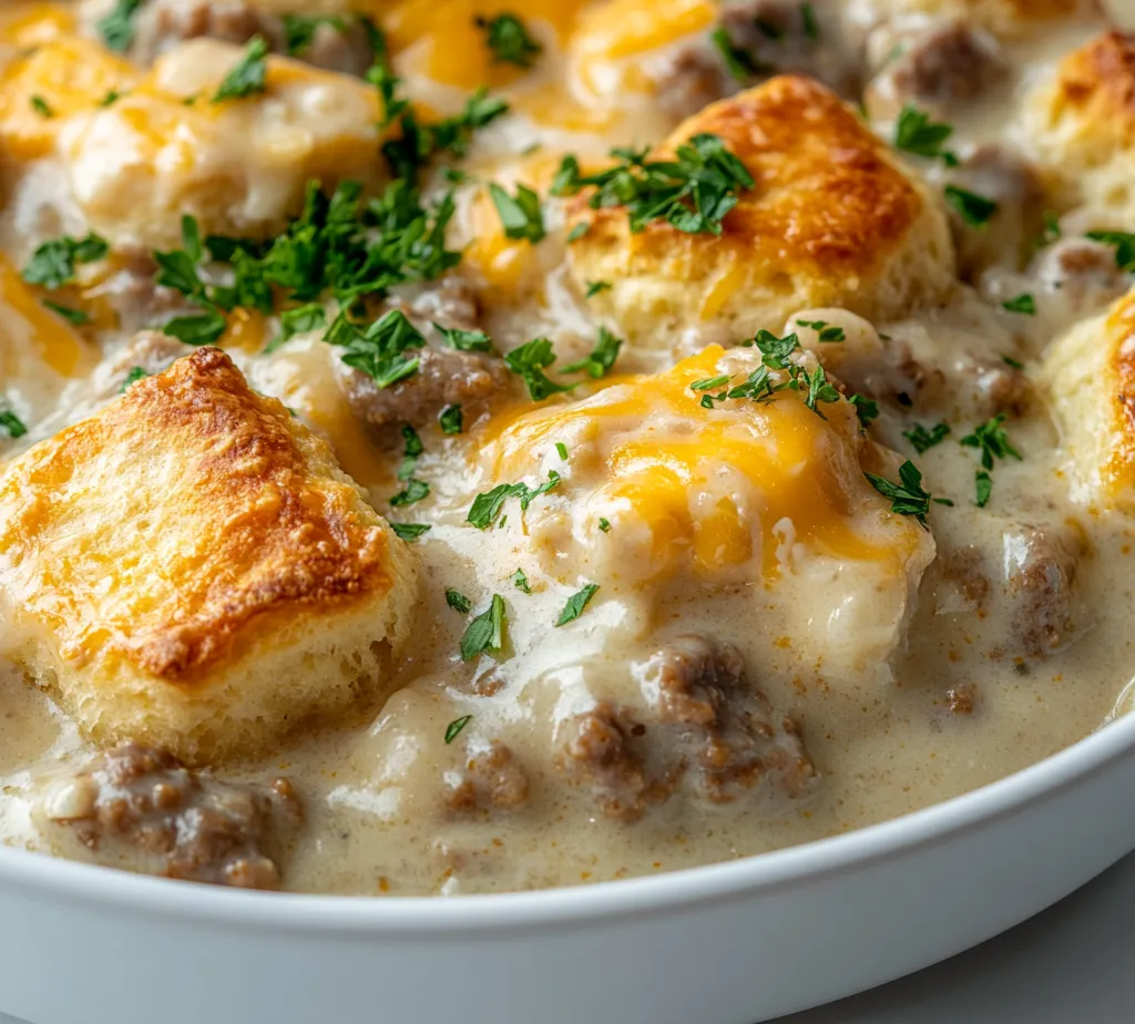 The allure of breakfast can often be found in the comforting embrace of savory dishes that warm the heart and awaken the taste buds. In this article, we explore a delightful recipe for Biscuits and Gravy Breakfast Casserole, a hearty dish that combines tender biscuits, rich sausage gravy, and cheesy scrambled eggs into one cohesive meal. This casserole brings together flavors that are classic in breakfast cuisines while providing a modern twist that's irresistible. Perfect for family gatherings or leisurely weekend brunches, this casserole not only satisfies but also appeals visually and texturally.