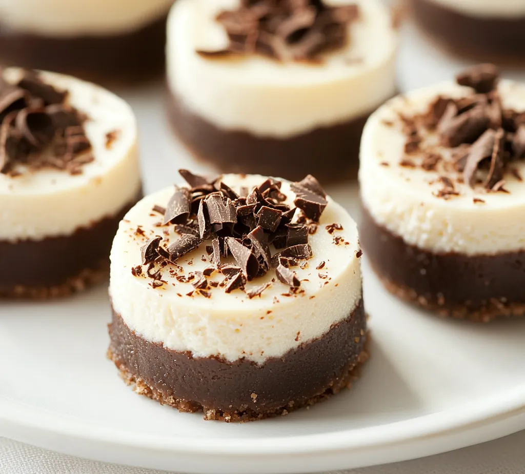 Delve into the world of decadent desserts with mini chocolate cheesecake bites. These delightful treats combine the rich flavors of chocolate and cream cheese, creating a bite-sized indulgence that's perfect for any occasion. With their creamy filling nestled in a crunchy chocolate graham cracker crust, these cheesecake bites are not only visually appealing but also incredibly satisfying to eat. Whether you're hosting a gathering or simply satisfying your sweet tooth, these cheesecake bites are sure to impress your guests. They also make for an ideal treat to celebrate special milestones or to surprise your loved ones with something sweet, any time of the year.