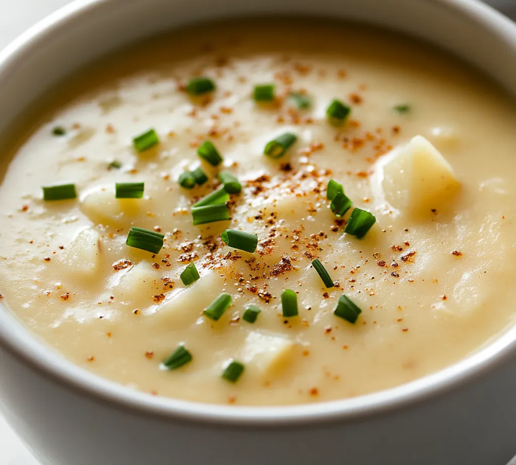 The soothing embrace of a hot bowl of creamy homemade potato soup is truly a comforting culinary experience. This recipe transforms simple ingredients into a luscious soup that captures warmth and flavor in every spoonful. Ideal for chilly evenings or whenever you seek a hearty dish, this creamy potato soup is not just a meal but a hug in a bowl. Its rich and creamy texture, combined with the subtle earthiness of the potatoes and the aromatic flavors of herbs and spices, make it a favorite among comfort foods.