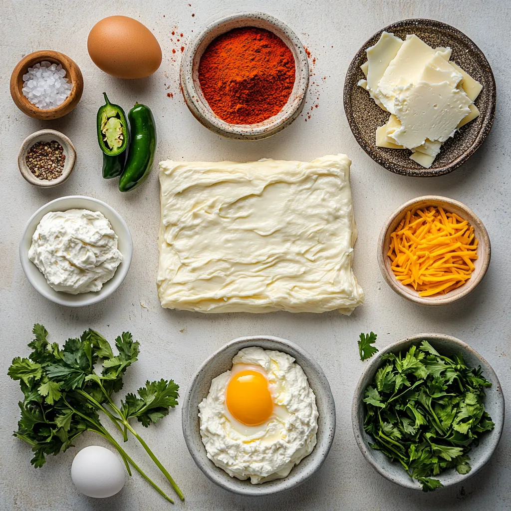 Explore the tantalizing world of appetizers with Flaky Jalapeño Popper Twists. These savory delights combine the rich flavors of creamy cheese and spicy jalapeños, all wrapped in a buttery, flaky pastry. Perfect for gatherings, parties, or as a snack, these twists deliver an exciting blend of texture and taste that is sure to please any crowd. Their flaky exterior contrasts beautifully with the creamy cheese filling, making each bite a delightful experience.