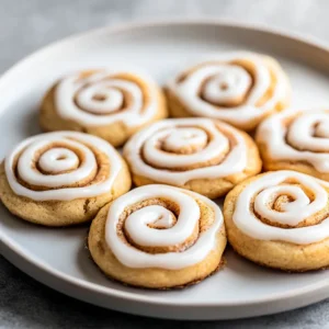 Cinnamon swirl cookies are a delightful treat that brings the warm essence of homemade baking into your kitchen. These cookies are not just visually appealing with their lovely swirls of cinnamon and sugar, but they also deliver a comforting flavor that evokes nostalgia and joy in every bite. Each cookie is a perfect balance of sweetness and spice, thanks to the infusion of cinnamon, making them ideal for any occasion. Whether it’s a chilly day or a festive gathering, these cookies promise deliciousness, topped with a simple icing that adds an extra layer of flavor.