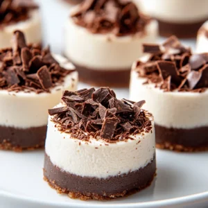 Delve into the world of decadent desserts with mini chocolate cheesecake bites. These delightful treats combine the rich flavors of chocolate and cream cheese, creating a bite-sized indulgence that's perfect for any occasion. With their creamy filling nestled in a crunchy chocolate graham cracker crust, these cheesecake bites are not only visually appealing but also incredibly satisfying to eat. Whether you're hosting a gathering or simply satisfying your sweet tooth, these cheesecake bites are sure to impress your guests. They also make for an ideal treat to celebrate special milestones or to surprise your loved ones with something sweet, any time of the year.