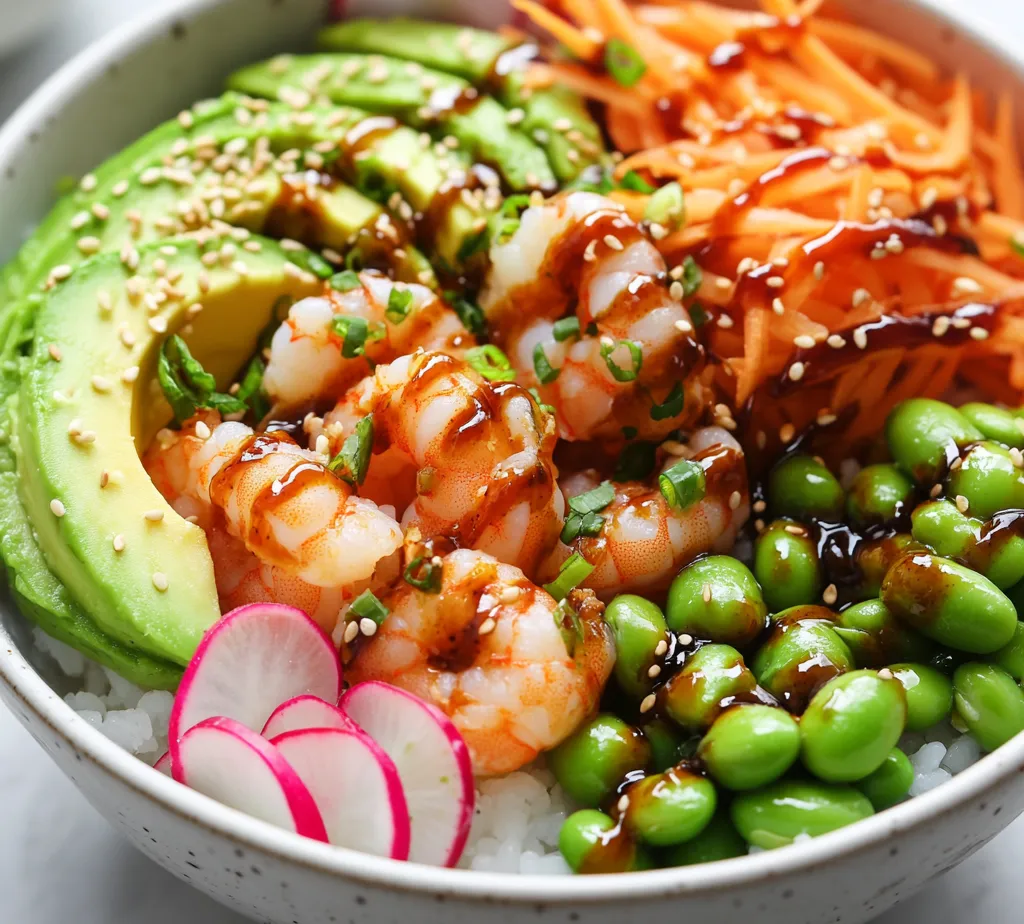 Delve into the vibrant world of sushi bowls, where fresh ingredients come together for a delightful feast for both the eyes and the palate. The Rainbow Sushi Bowl Delight is a celebration of color and flavor, ideal for both casual dinners and special occasions. Each serving is an artistic arrangement of textures and tastes that not only satiates hunger but also brings a burst of freshness to your dining table. This dish is not just visually stunning; it combines healthful ingredients that provide essential nutrients and antioxidants, making it as nutritious as it is delicious.