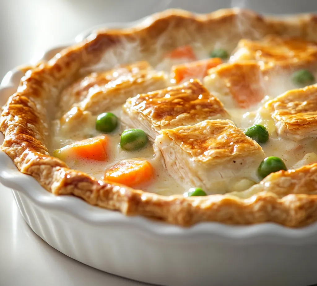 Savory Buttery Chicken Pot Pie is the epitome of comfort food, combining tender pieces of chicken with a medley of vegetables, all enveloped in a rich, creamy filling and a flaky pastry crust. This dish evokes warm memories of family dinners and cozy gatherings, making it an ideal choice for anyone seeking a hearty meal. The delightful aroma that fills your kitchen as it bakes is as comforting as the dish itself, inviting everyone to the table for a sharing experience.