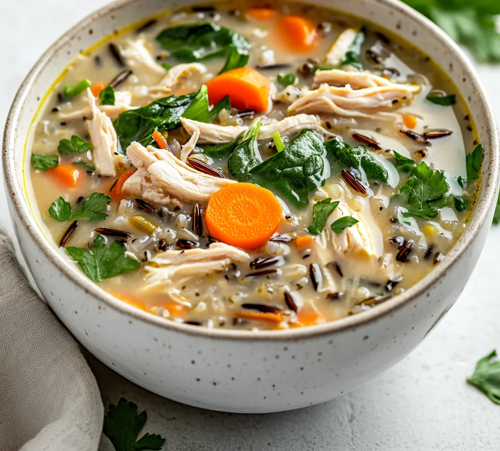 Comforting Crock Pot Chicken and Wild Rice Soup is a warm and satisfying dish that evokes feelings of home and nostalgia. This hearty soup is particularly appealing during the colder months, making it the perfect meal to provide warmth and comfort on brisk days. With its rich flavors and wholesome ingredients, it’s a dish that promises to nourish both the body and soul.