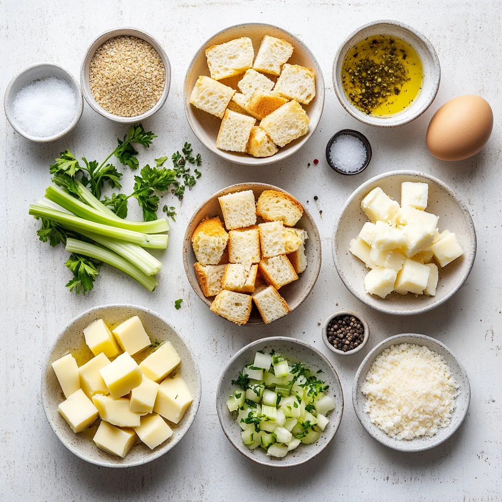 Exploring the world of savory stuffing, these stuffing balls elevate traditional flavors into a fun and easily shareable appetizer or side dish. Infused with the warmth of sautéed vegetables and fragrant herbs, they transform simple ingredients into a delightful treat perfect for almost any occasion. Whether you're celebrating a holiday feast or seeking a wholesome dish to accompany a cozy family meal, these stuffing balls are sure to impress.