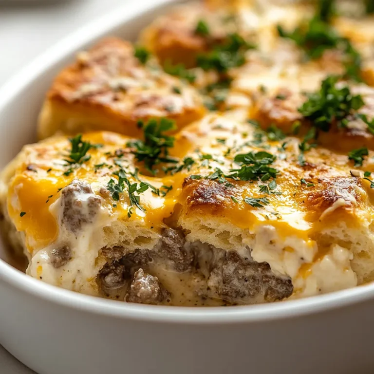 The allure of breakfast can often be found in the comforting embrace of savory dishes that warm the heart and awaken the taste buds. In this article, we explore a delightful recipe for Biscuits and Gravy Breakfast Casserole, a hearty dish that combines tender biscuits, rich sausage gravy, and cheesy scrambled eggs into one cohesive meal. This casserole brings together flavors that are classic in breakfast cuisines while providing a modern twist that's irresistible. Perfect for family gatherings or leisurely weekend brunches, this casserole not only satisfies but also appeals visually and texturally.