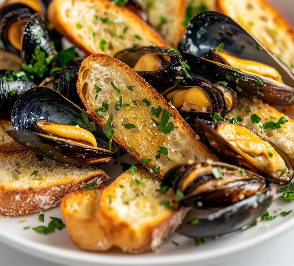 Garlic Butter Mussel Toasts represent a delightful and savory culinary experience that can elevate any meal. These toasts are not just a dish; they embody the essence of seaside dining, merging the fresh brininess of mussels with a rich garlic butter sauce. The combination of flavors is not only sumptuous but also feels luxurious, perfect for entertaining guests or enjoying a simple yet elegant dinner at home.