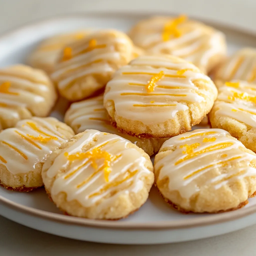 The delightful recipe for Cardamom Shortbread Cookies with Orange Glaze brings together a symphony of warm spices and bright citrus notes. Ground cardamom, known for its aromatic sweetness, perfectly complements the zesty freshness of orange, crafting cookies that are not only delicious but also visually appealing. The rich buttery base provides a satisfying mouthfeel that melts in your mouth, making these cookies a true treat.