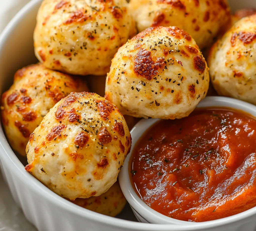 This recipe for Cheesy Pizza Balls Delight encapsulates the joy of pizza in a fun, bite-sized form. These delightful treats are perfect for gatherings, game nights, or simply indulging in a cheesy snack. Imagine the excitement as you pop one of these cheesy balls into your mouth, surrounded by crispy dough and the comforting flavors of pepperoni and bell pepper. Whether you're hosting friends or enjoying a cozy family evening, these pizza balls are sure to be a hit.