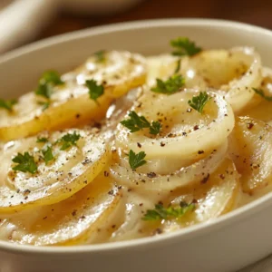 The allure of Southern comfort food lies in its heartwarming simplicity and rich flavors. One quintessential dish that embodies this spirit is creamy smothered potatoes and onions. This recipe takes tender russet potatoes and pairs them with sweet, sautéed onions in a luscious creamy sauce, creating a dish that is perfect for both gatherings and quiet nights at home. The combination of baked potatoes and caramelized onions results in an irresistible side dish that can also shine as a main course when you crave something comforting and hearty.
