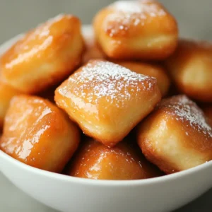 Beignets are a delightful pastry originating from French cuisine, capturing the hearts and taste buds of many with their soft, fluffy texture and sweet glaze. These glazed buttermilk beignets are a perfect treat for any occasion, be it a festive brunch or simply a weekend indulgence. Their rich flavor, thanks to the buttermilk and subtle kick of nutmeg, sets these treats apart, creating an irresistible dessert or snack that is hard to resist.