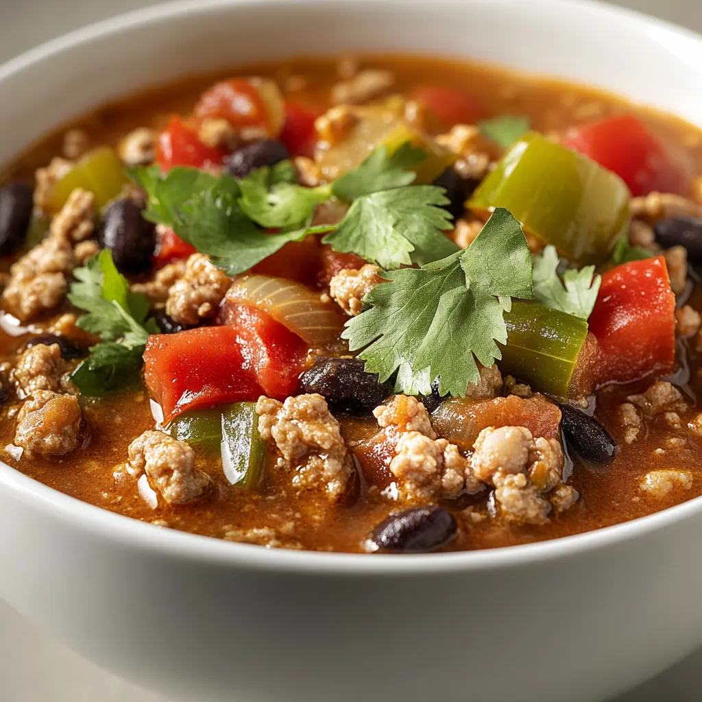 The allure of a warm, hearty chili on a cool evening is irresistible. Tomatillo Chili Delight is a vibrant take on the classic chili, bursting with fresh flavors and a hint of spice that sets it apart from traditional recipes. With the use of tomatillos—those tart, green gems of the Mexican cuisine—alongside ground meat and a variety of beans, this dish stands out as a nutritious and filling option suitable for any occasion. It's perfect for family dinners, potlucks, or even a comforting weeknight meal.