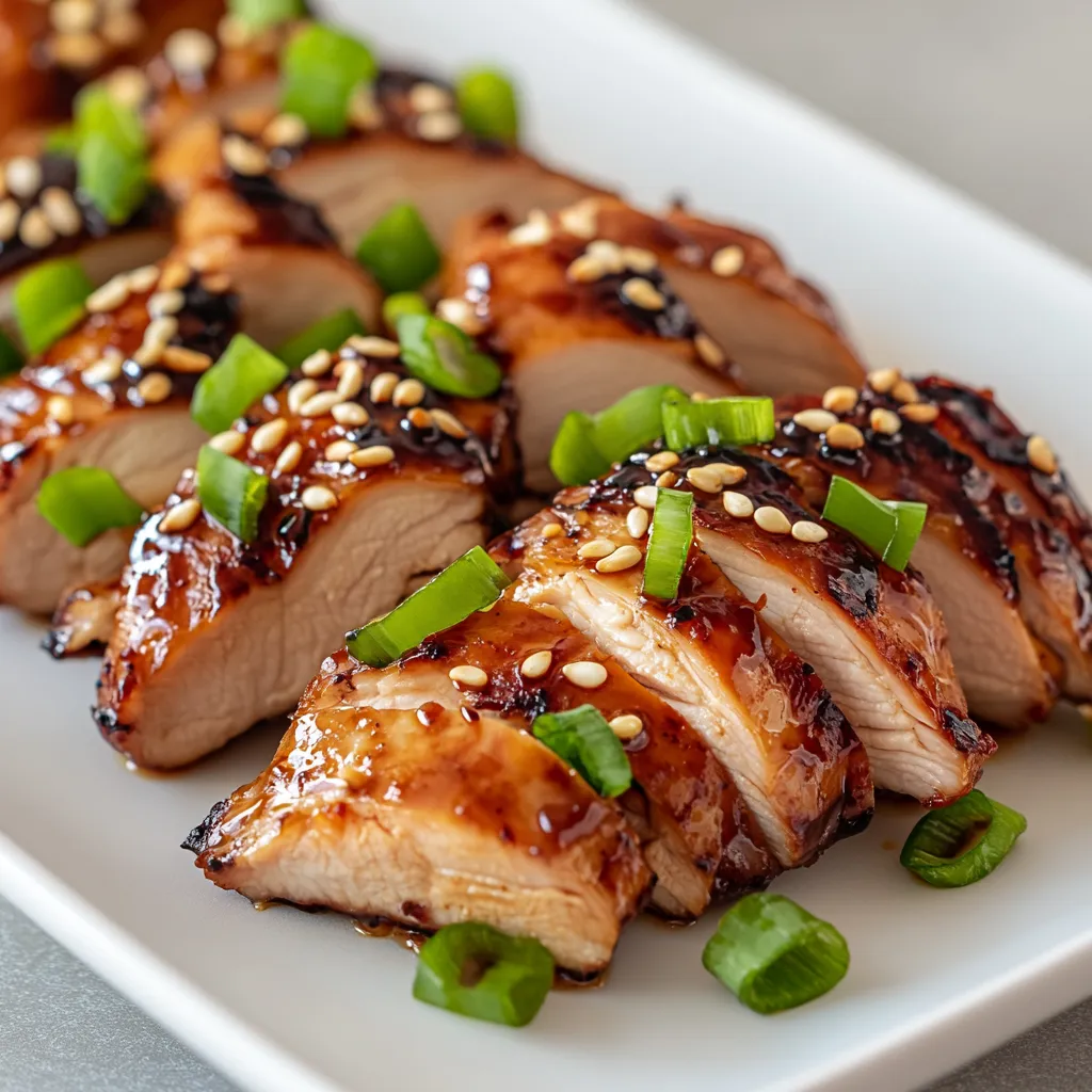 The Hoisin Ginger Chicken Delight is an exquisite dish that beautifully combines the rich flavors of Asian cuisine. This recipe showcases tender chicken thighs marinated in a fragrant blend of hoisin sauce, ginger, and garlic, making it an ideal choice for both weeknight dinners and special occasions. Its vibrant colors and enticing aroma will please any crowd, inviting everyone to savor a delightful experience.