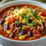 Chili is a beloved comfort food cherished by many for its warming, robust flavors and the multitude of ways it can be enjoyed. This Ultimate Hearty Chili Soup combines all the elements that make chili special: a smoky, rich base, hearty meats, and a variety of vegetables and beans that create a feast for the senses. Whether served at a casual family dinner or at a gathering with friends, a bowl of chili soup is a universal symbol of comfort that invites everyone to take part in the enjoyment.