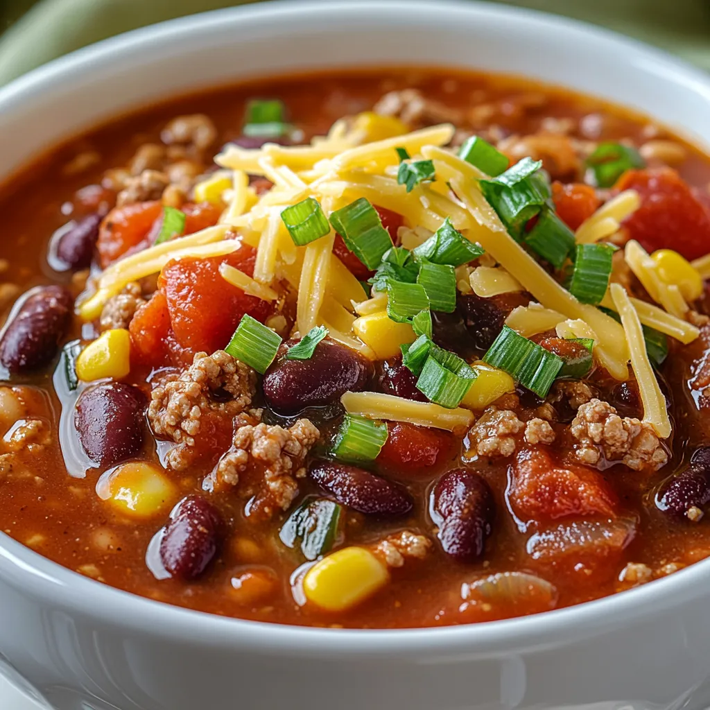 Chili is a beloved comfort food cherished by many for its warming, robust flavors and the multitude of ways it can be enjoyed. This Ultimate Hearty Chili Soup combines all the elements that make chili special: a smoky, rich base, hearty meats, and a variety of vegetables and beans that create a feast for the senses. Whether served at a casual family dinner or at a gathering with friends, a bowl of chili soup is a universal symbol of comfort that invites everyone to take part in the enjoyment.