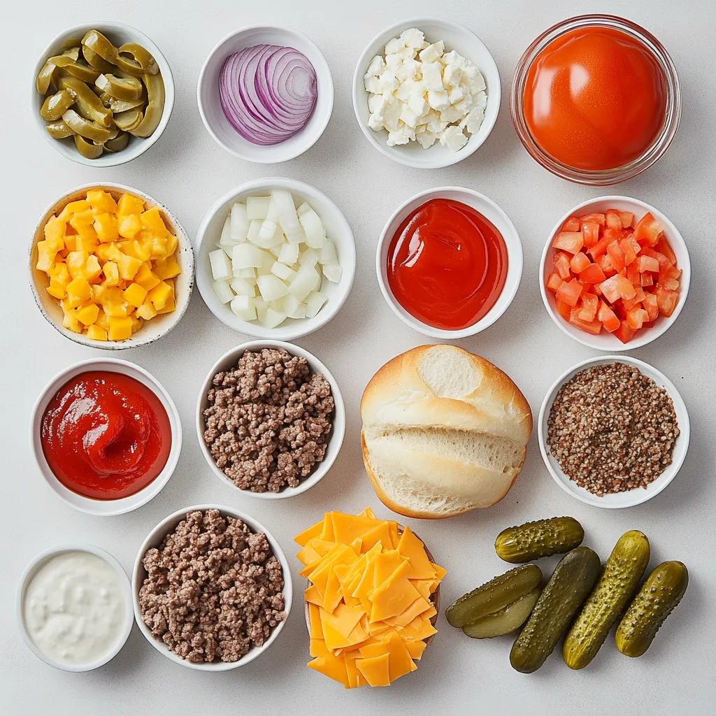 Chopped Cheese Delight is a quintessential American sandwich that brings together the rich flavor of ground beef and melted cheddar cheese, all packed into a perfectly toasted hoagie roll. This dish is not just a meal; it’s an experience that evokes comfort and satisfaction with every bite. The combination of savory beef, gooey cheese, and the balance of fresh vegetables creates a symphony of flavors that delights the palate. It is particularly popular in urban settings, where eager food lovers seek a quick yet hearty option, embodying the essence of street food culture.