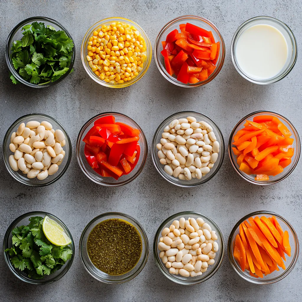 Vegan White Chili Delight is a wonderfully creamy and hearty dish that showcases the delightful blend of flavors typical in Mexican cuisine, all without any animal products. This white chili stands out for its rich texture and robust flavor, providing a satisfying meal for both vegans and meat-eaters alike. Perfect for a chilly night or a casual gathering, this dish proves that plant-based eating can be exceptionally delicious and fulfilling.