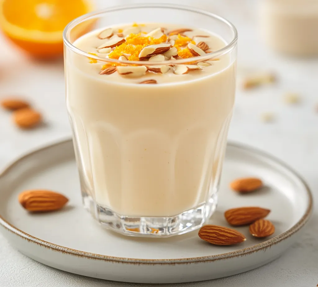 Exploring the delightful combination of flavors found in the Vanilla Almond Orange Milk Delight brings a refreshing twist to traditional dairy-free beverage options. This recipe celebrates the vibrant citrus notes of orange and the comforting essence of vanilla, all while maintaining a healthy profile that is both satisfying and indulgent. The unique marriage of sweet orange juice with almond milk creates a creamy and refreshing drink experience, perfect for enjoying on a warm summer's day or serving at a festive brunch gathering.