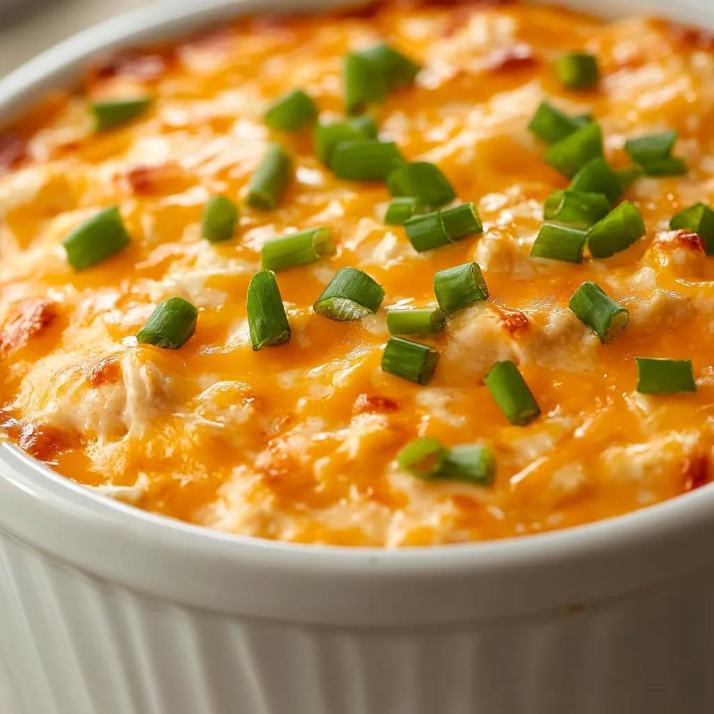 Buffalo Chicken Dip is a must-have dish for any gathering, known for its creamy texture and spicy kick. This delicious dip perfectly combines shredded chicken, spicy buffalo sauce, and creamy ingredients that blend effortlessly together. With its bold flavors and smooth consistency, this dish is sure to be the star of any appetizer spread. Ideal for game day celebrations, casual parties, or a cozy night in, Buffalo Chicken Dip offers a satisfying snack that is both indulgent and crowd-pleasing.