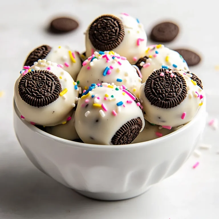 The allure of Oreo Bliss Balls lies in their delightful combination of rich flavors and their irresistibly creamy texture. These no-bake treats are perfect for satisfying any sweet tooth, making them a popular choice for gatherings, parties, or a special family dessert. With the simplicity of just a few ingredients, including your favorite Oreo cookies and cream cheese, they can be prepared in no time. These bliss balls present a delectable treat ideal for those who appreciate the harmonious blend of chocolate and creaminess.