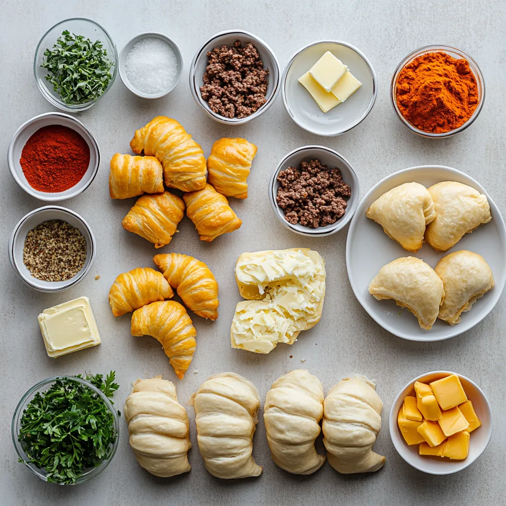 Exploring the delightful world of flavor combinations in this Garlic Parmesan Cheeseburger Bombs recipe promises a satisfying culinary experience. These bomb-shaped snacks are an imaginative twist on conventional cheeseburgers, merging the savory, juicy appeal of ground beef and melted cheddar cheese with the flaky goodness of crescent roll dough. Each bite is a comforting explosion of flavor, making them perfect for a variety of occasions—whether it's a festive gathering, a casual party, or simply a cozy night in with friends and family.