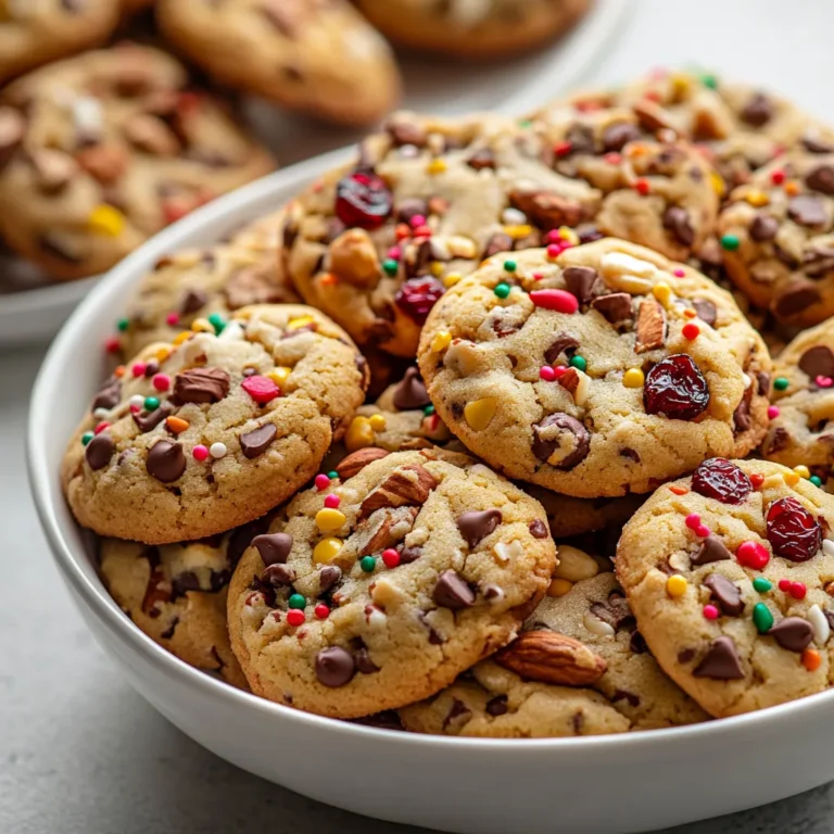 The holiday season calls for festive treats that not only satisfy your sweet tooth but also bring a touch of cheer to your gatherings. This guide presents the Ultimate Festive Kitchen Sink Christmas Cookies, a decadent blend of flavors and textures that will impress friends and family alike. These cookies are packed with an array of delightful ingredients, making them an irresistible dessert option for any holiday celebration.