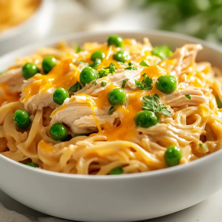 Delve into the comforting essence of American cuisine with this Delicious Ranch Chicken and Noodle Delight. Perfect for busy weeknights, this dish combines tender chicken, a creamy sauce, and hearty egg noodles in a flavorful ranch seasoning mix. The slow-cooked nature of this meal not only satisfies hunger but also enriches family mealtime with its rich flavors and inviting aroma. Imagine walking into your home after a long day to the warm, delectable scent wafting through the air, making this dish an instant comfort food classic that families will love.